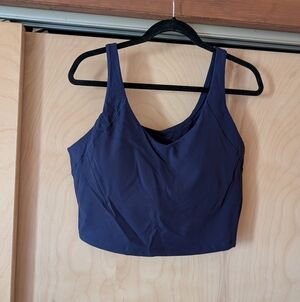 CALIA Women’s Scoop Neck Crop Tank - Navy